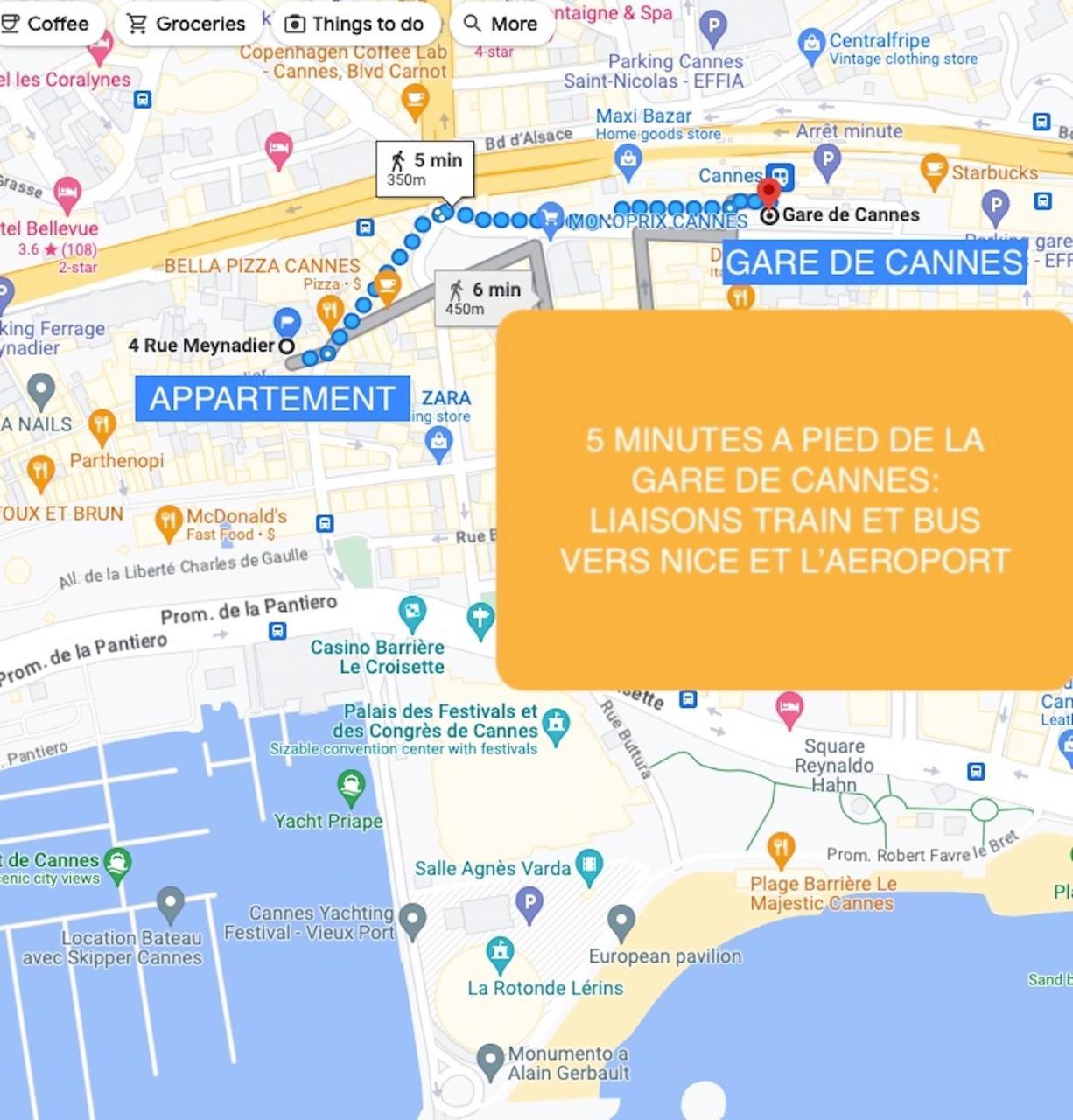 Property With Style - Rue Meynadier - 350M Palais & Beach! Канны Экстерьер фото